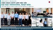Viện CNSH–CNTP làm việc với Đại học Hiroshima, Nhật Bản: Thúc đẩy hợp tác khoa học và công nghệ, mở rộng kết nối quốc tế
