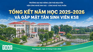 Viện Công nghệ Sinh học – Công nghệ Thực phẩm tổng kết năm học 2025–2026 và chào đón tân sinh viên K58